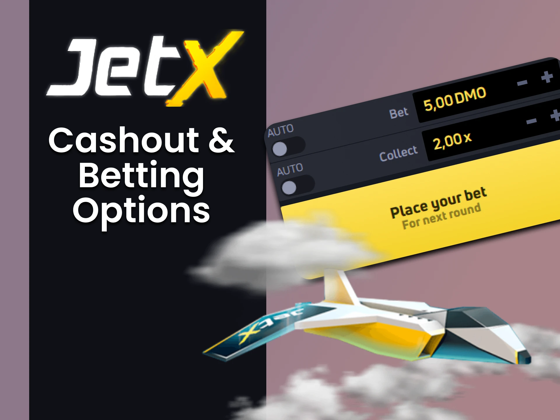 Learn about the possibilities of betting in the game JetX.