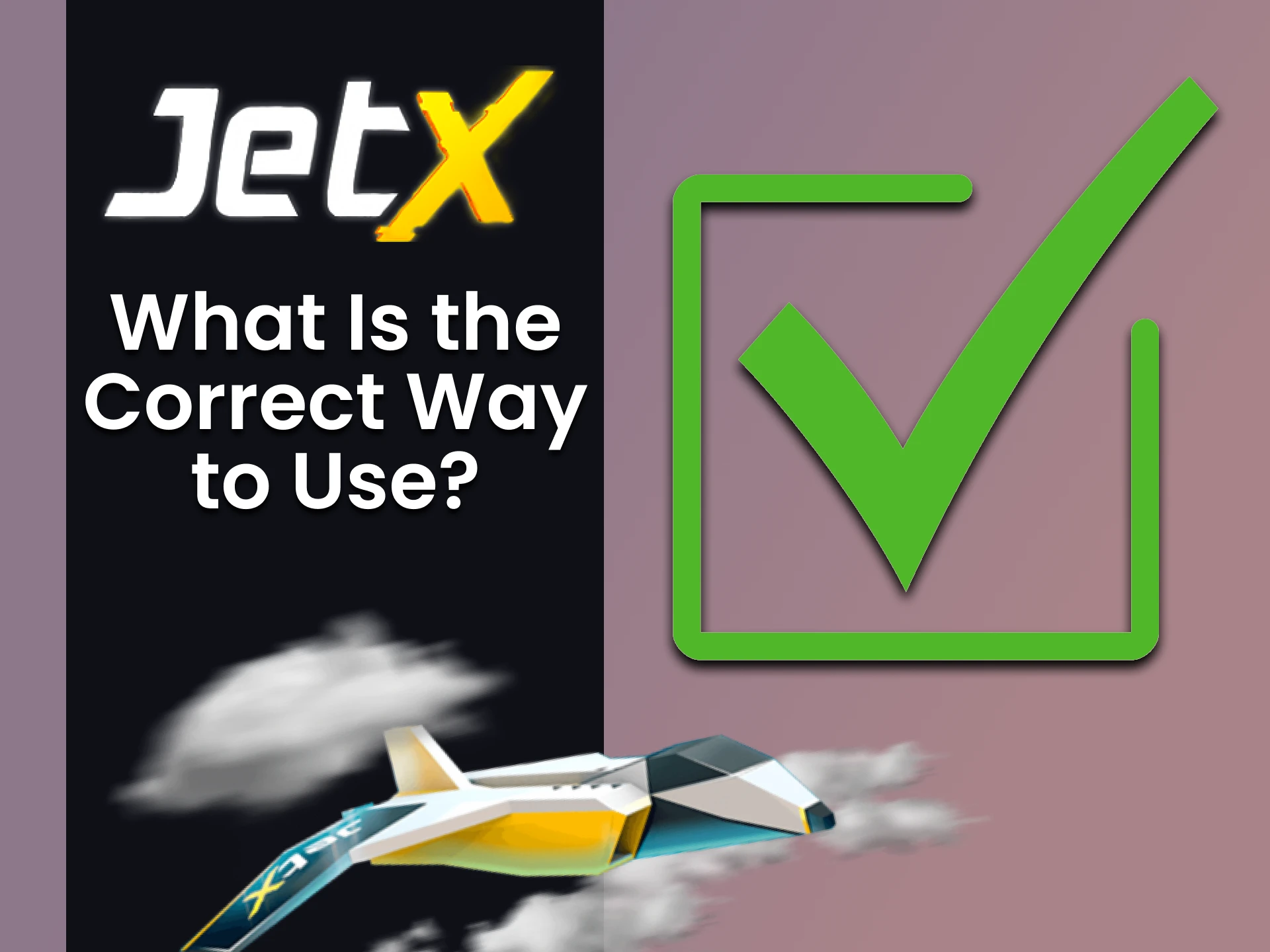 Choose your path to play JetX.