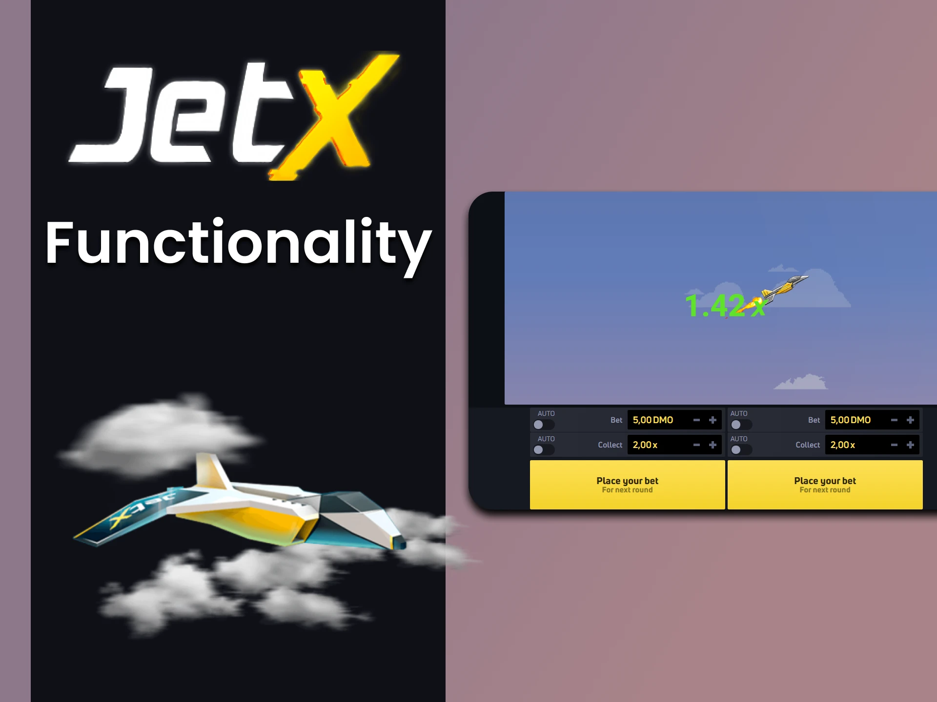We will tell you how the demo version of the JetX game works.
