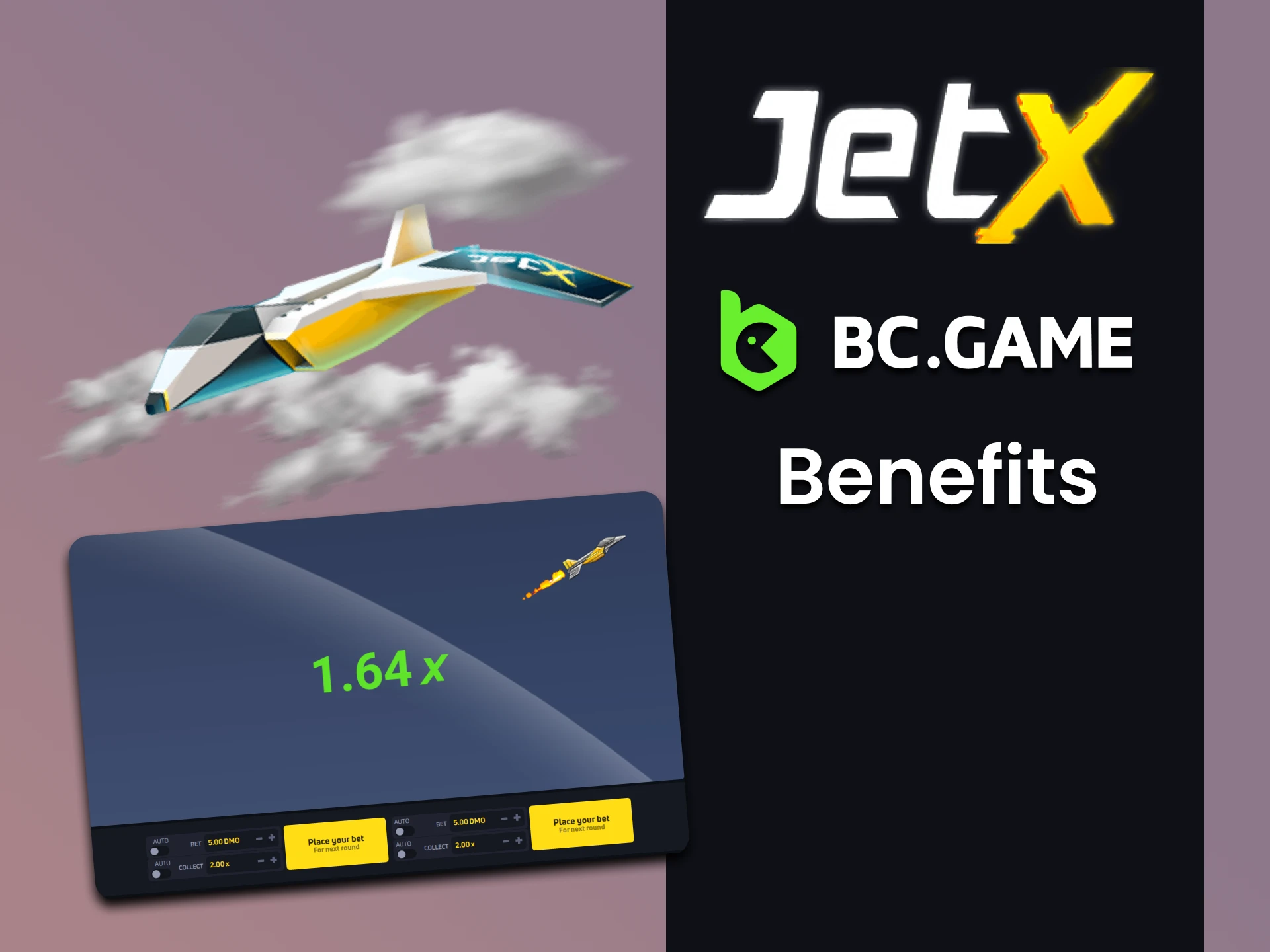We will tell you about the benefits of BC Game for playing JetX.