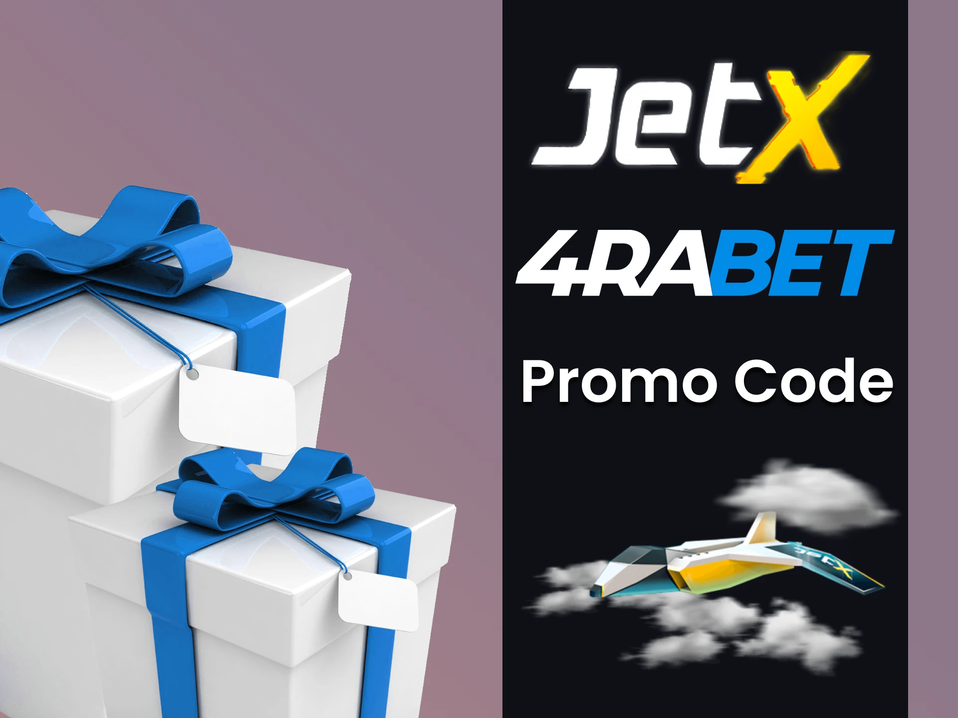 Use the bonus code for JetX from 4rabet.