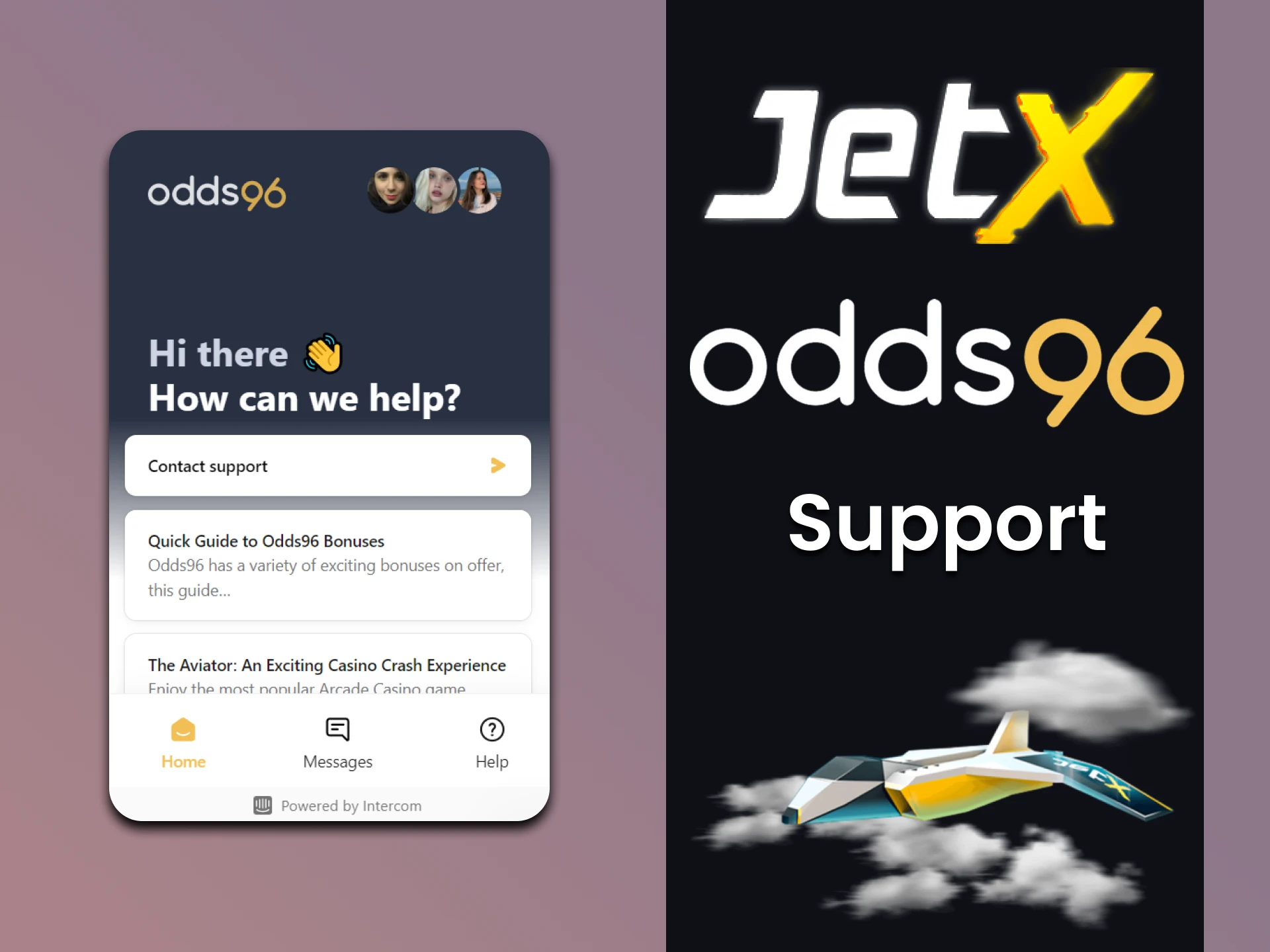 You can always contact the Odds96 team for the JetX game.